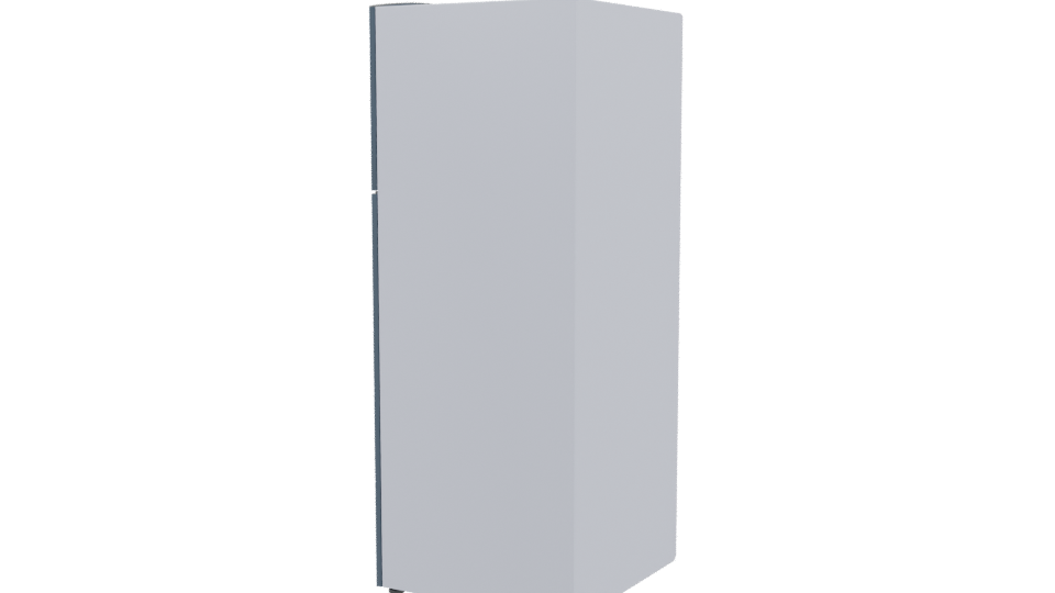 Sleek Modern Refrigerator 3D Model - Professional 3D Model Render 2