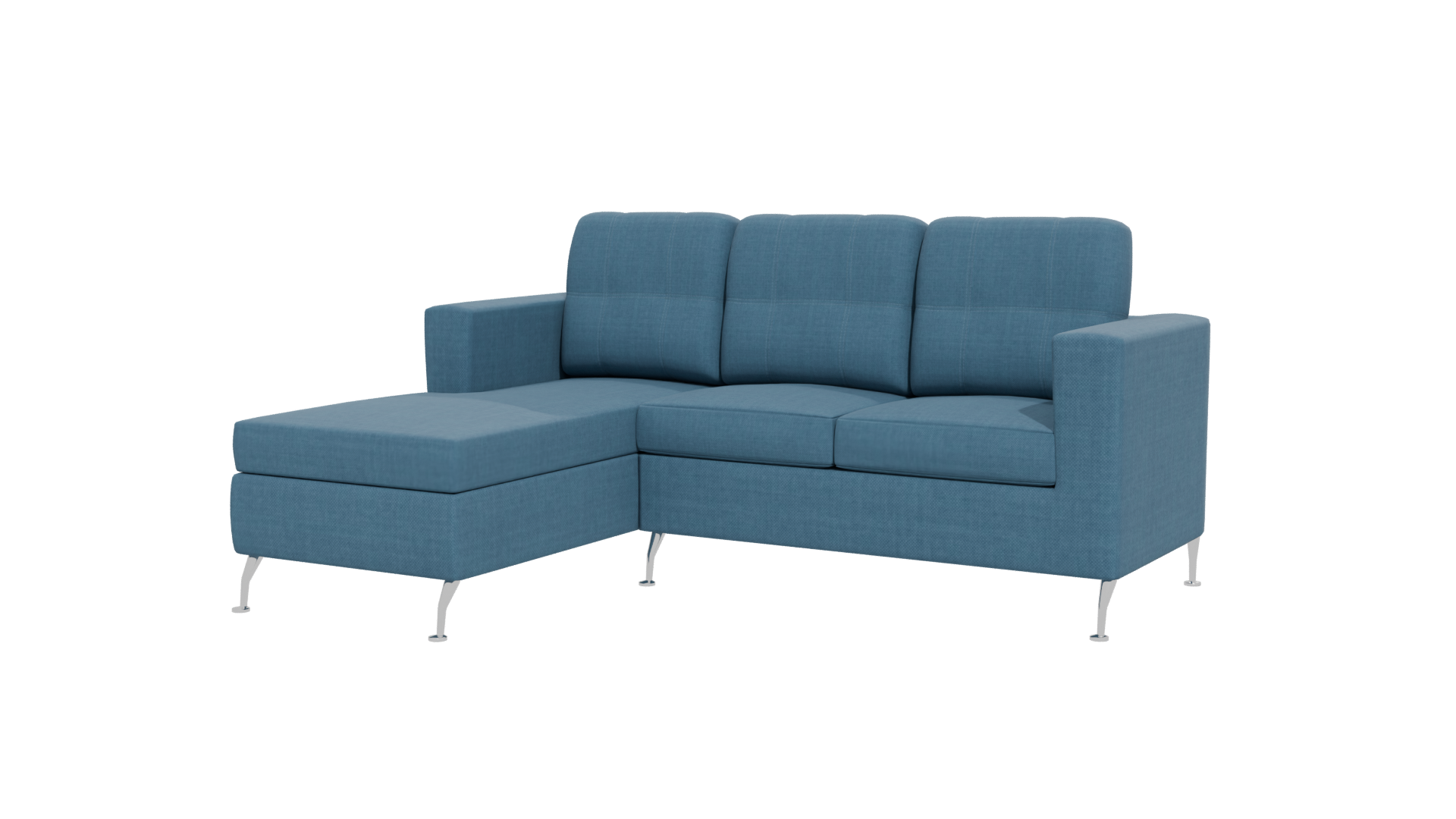Contemporary Fabric Sofa Model - Professional 3D Model Render 12
