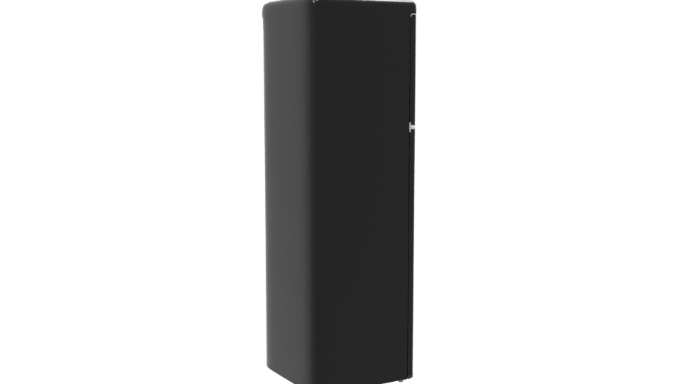 Stylish Retro Refrigerator 3D Model - Professional 3D Model Render 7