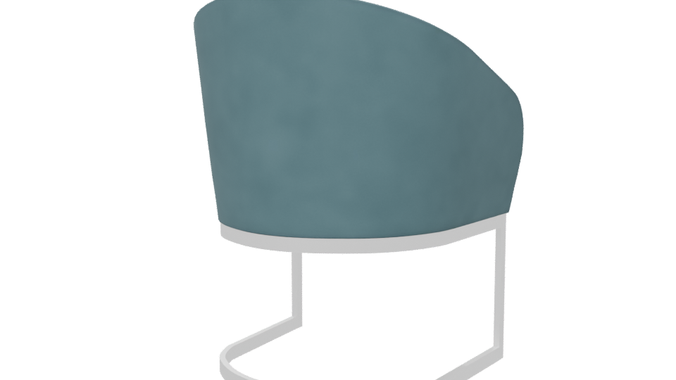 Stylish Modern Accent Chair 3D - Professional 3D Model Render 6