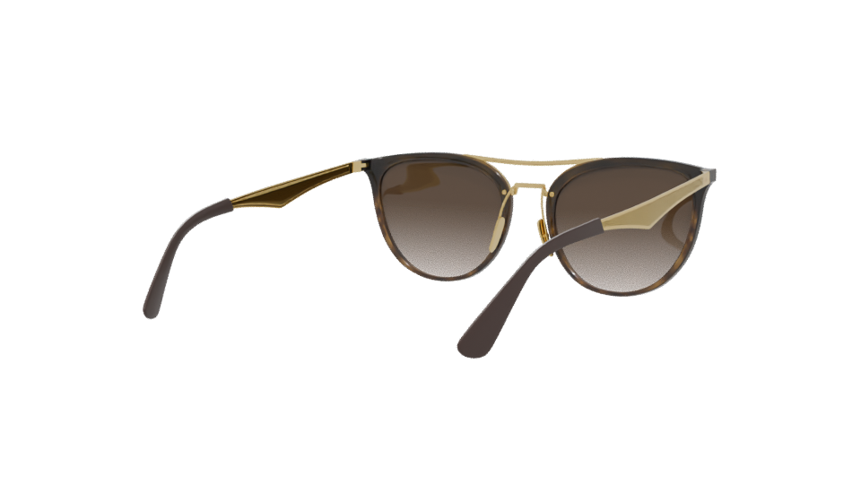 Stylish Rounded Frame Sunglasses 3D Model - Professional 3D Model Render 6