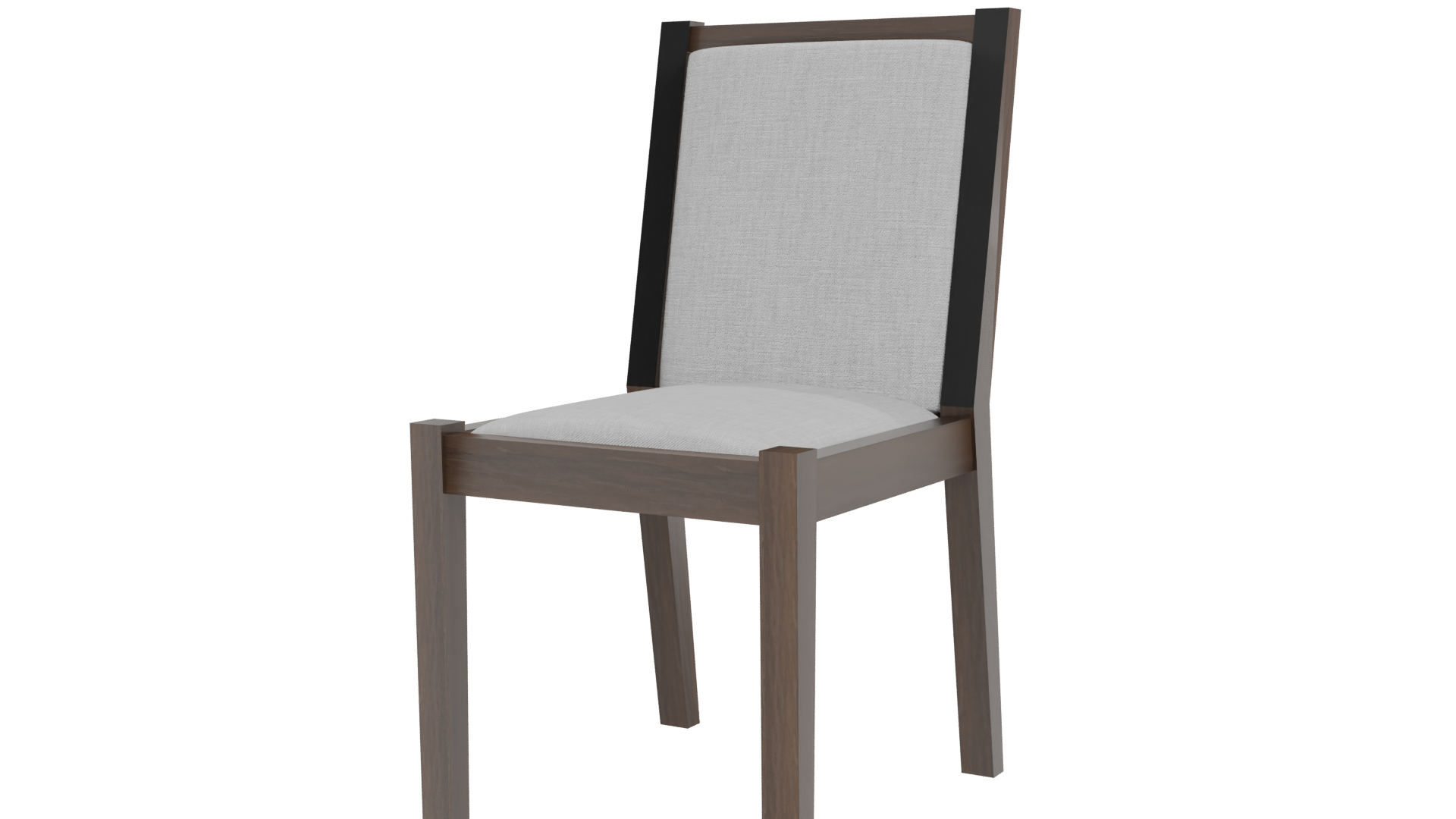 Stylish Minimalist Dining Chair 3D - Professional 3D Model Render 12