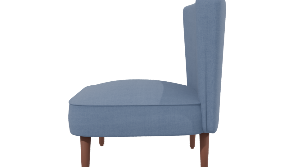 Stylish Modern Accent Chair 3D - Professional 3D Model Render 2