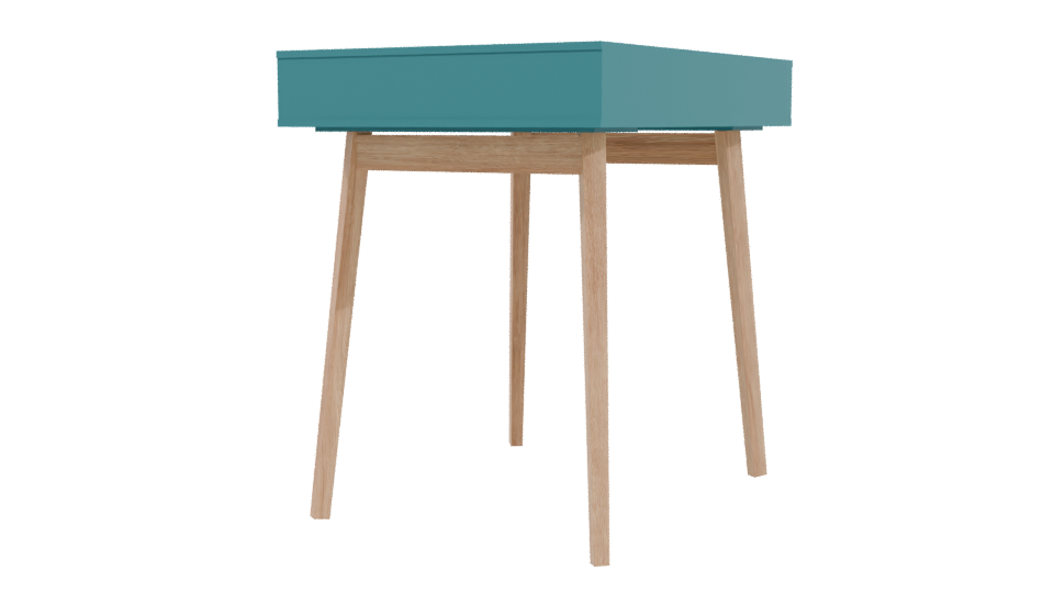 Stylish Modern Desk 3D Model - Professional 3D Model Render 3