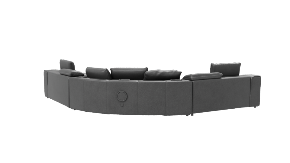 Modern L-Shaped Sofa 3D Model - Professional 3D Model Render 7