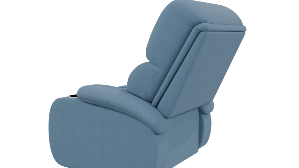 Luxurious Recliner Chair 3D Model - Professional 3D Model Render 3