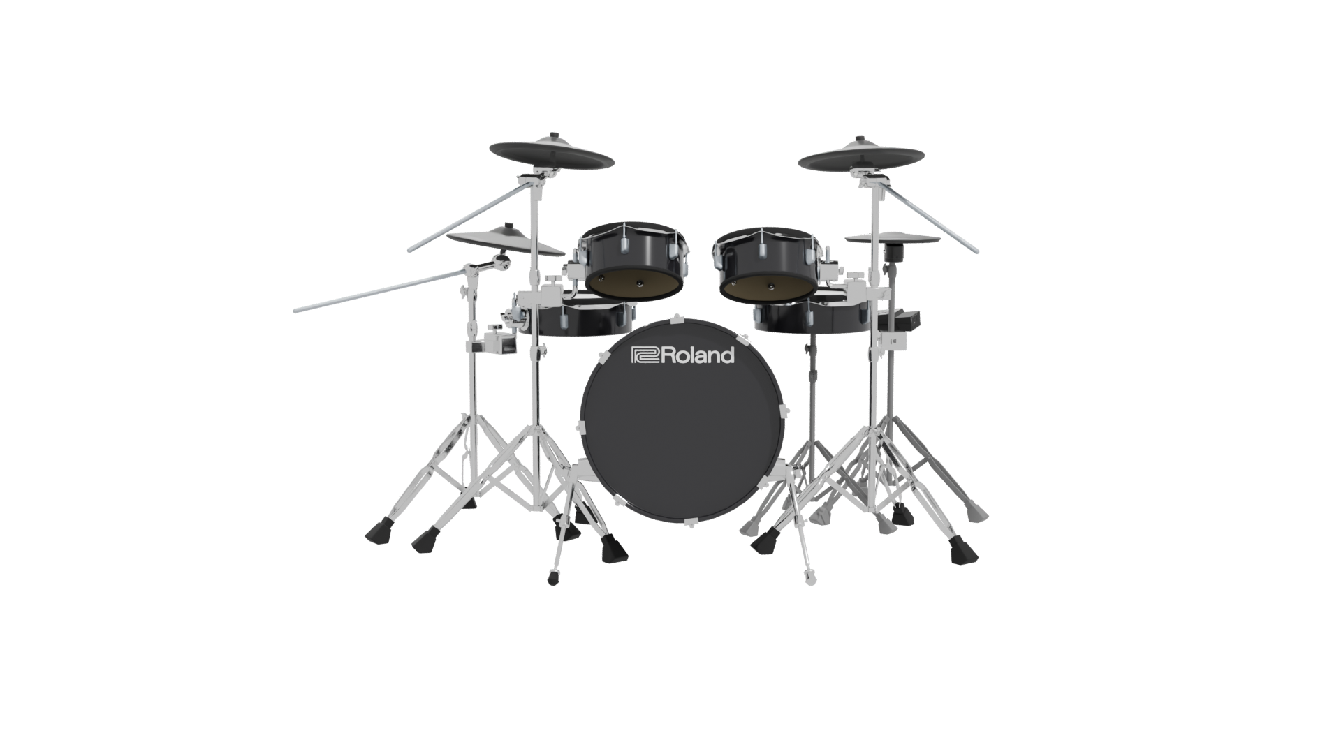 Realistic Drum Set 3D Model - Professional 3D Model Render 11