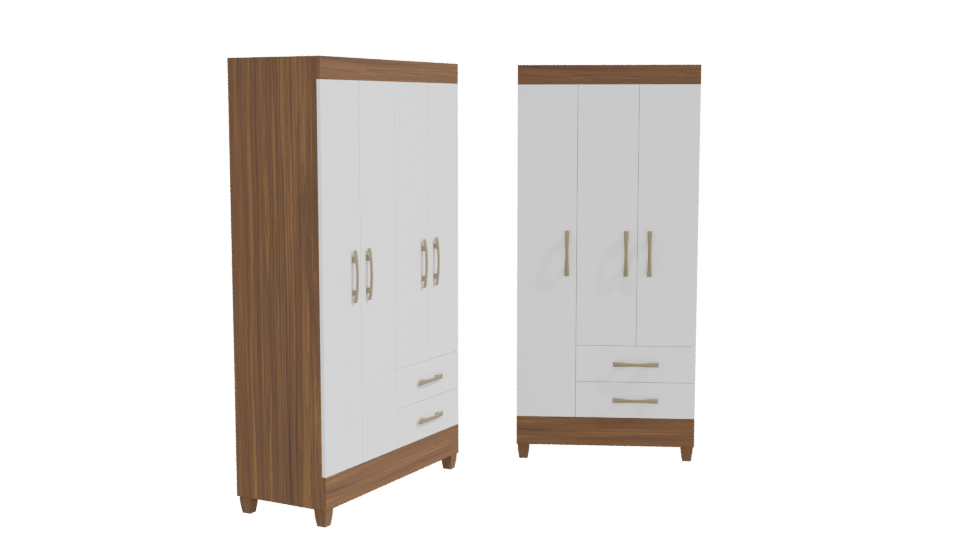 Combo Closet Furniture Set 3D - Professional 3D Model Render 10
