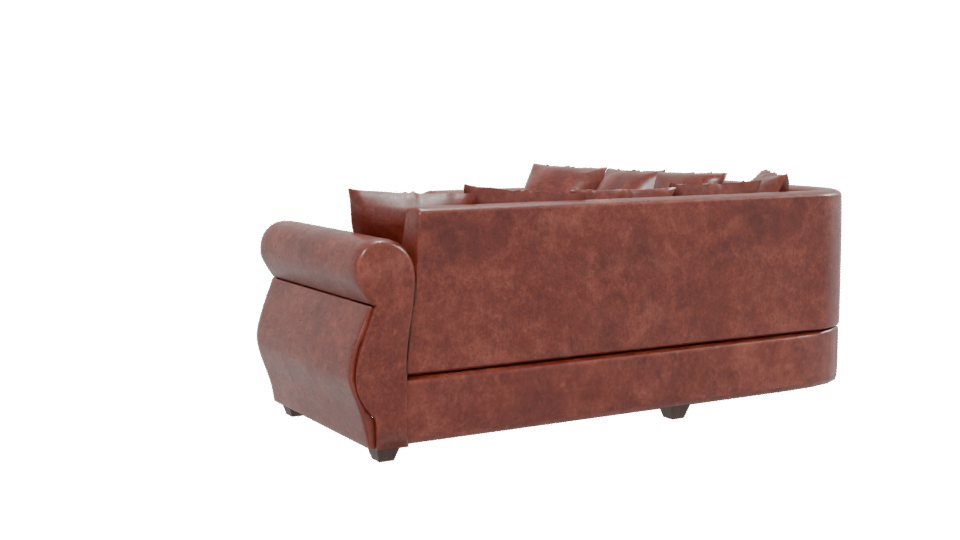 Vintage Leather Sofa Model 3D - Professional 3D Model Render 13