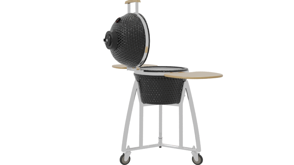 Stylish Outdoor Cooking Grill Model - Professional 3D Model Render 7