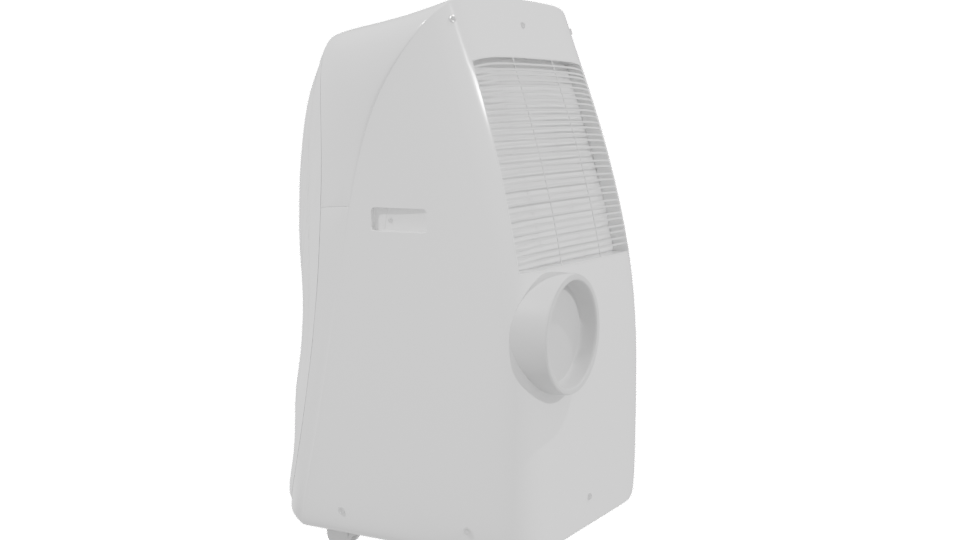 Sleek White Appliance Model 3D - Professional 3D Model Render 3