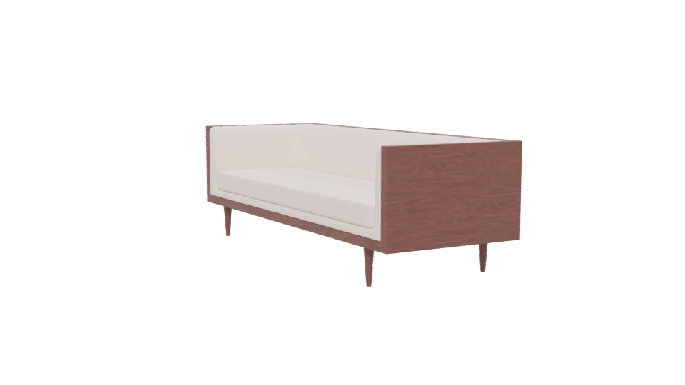 Stylish Modern Sofa 3D Model - Professional 3D Model Render 13