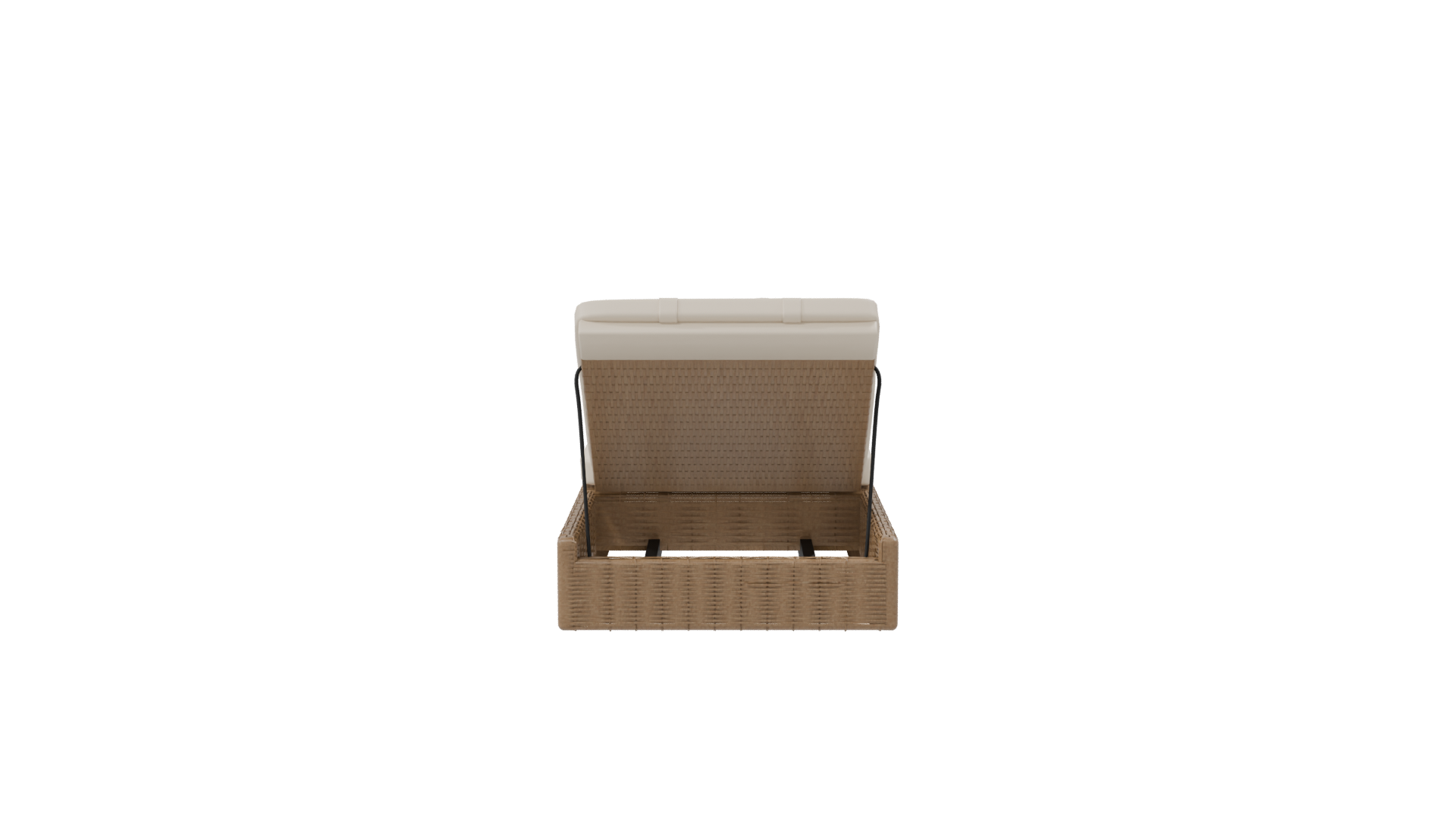 Stylish Outdoor Lounge Bed 3D - Professional 3D Model Render 23