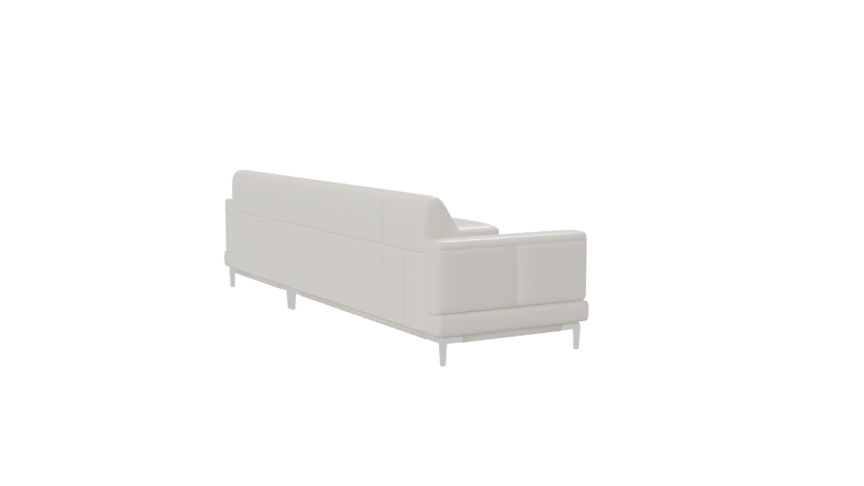 Contemporary Sectional Sofa Model - Professional 3D Model Render 7