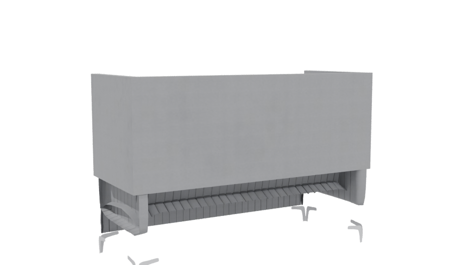 Stylish Modern Sofa 3D Model - Professional 3D Model Render 4