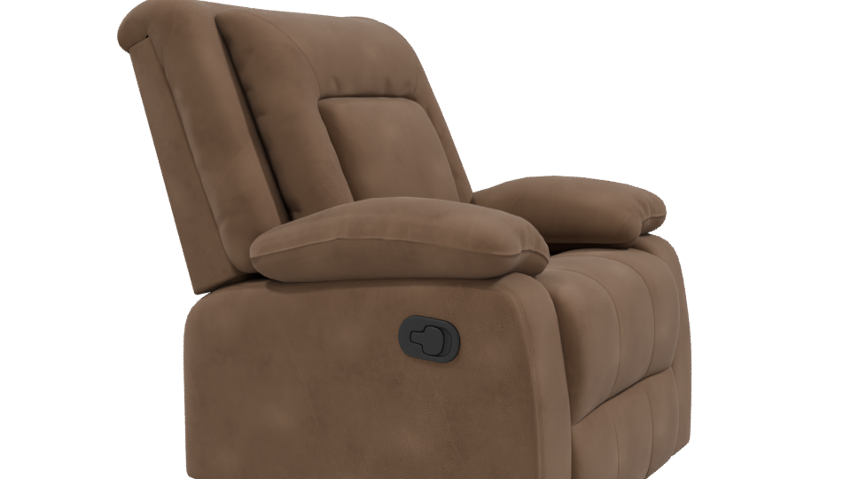 Stylish Reclining Armchair 3D - Professional 3D Model Render 9