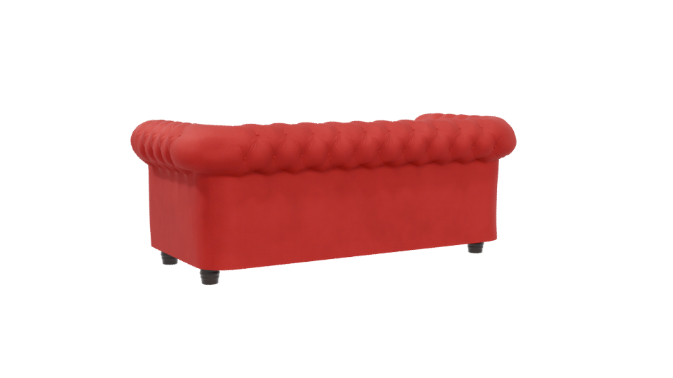 Chesterfield Style Sofa 3D - Professional 3D Model Render 4