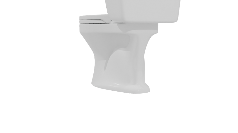 Stylish Bathroom Toilet 3D Model - Professional 3D Model Render 4
