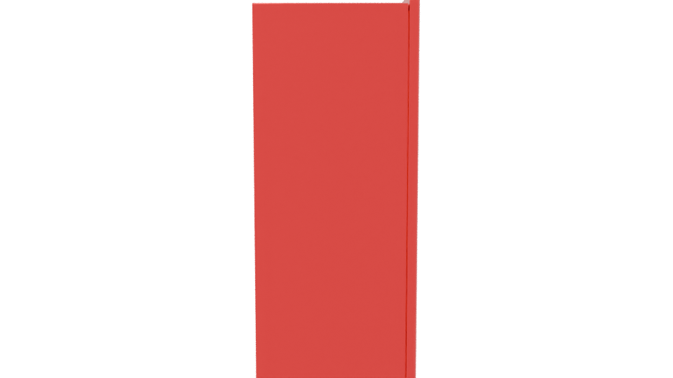 Stylish Retro Refrigerator 3D Model - Professional 3D Model Render 8