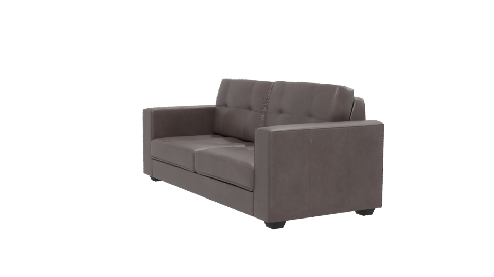 Contemporary Leather Sofa Model - Professional 3D Model Render 13