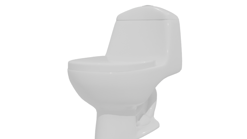 Modern Toilet 3D Model - Professional 3D Model Render 12