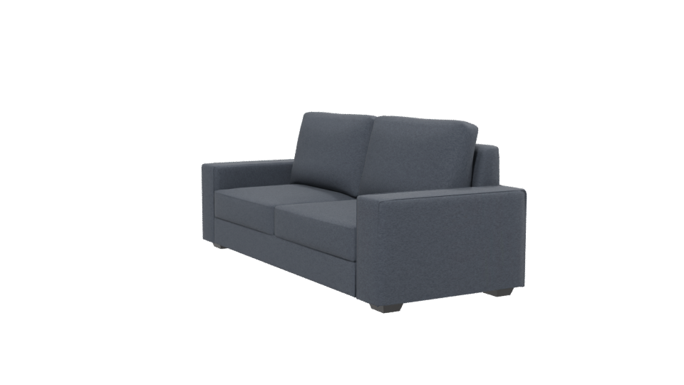 Stylish Modern Two-Seat Sofa 3D Model - Professional 3D Model Render 13