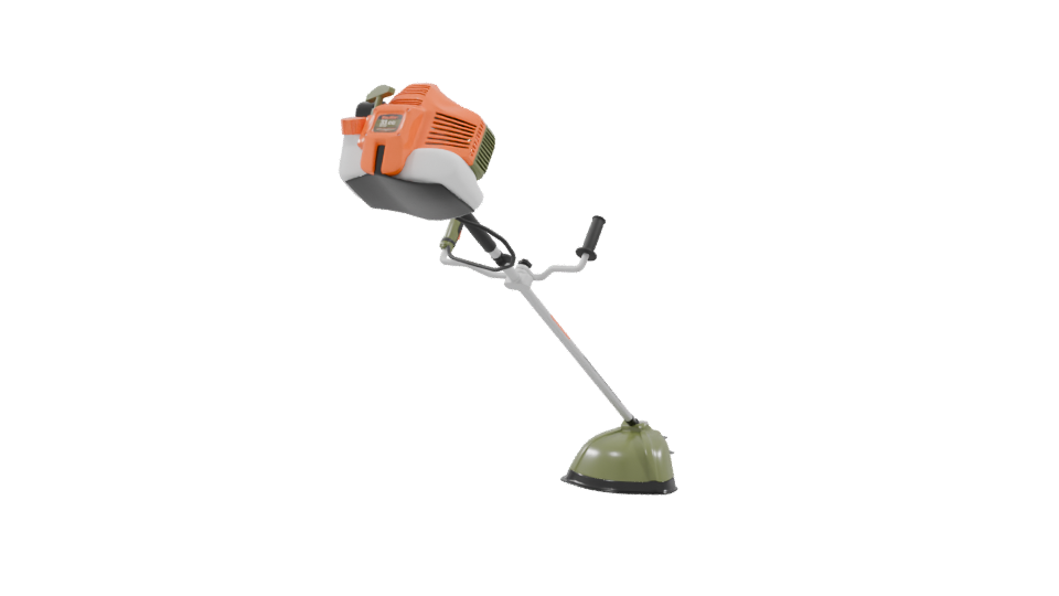 Efficient String Trimmer 3D Model - Professional 3D Model Render 9