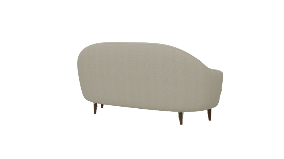 Stylish Mid-Century Sofa Model - Professional 3D Model Render 6