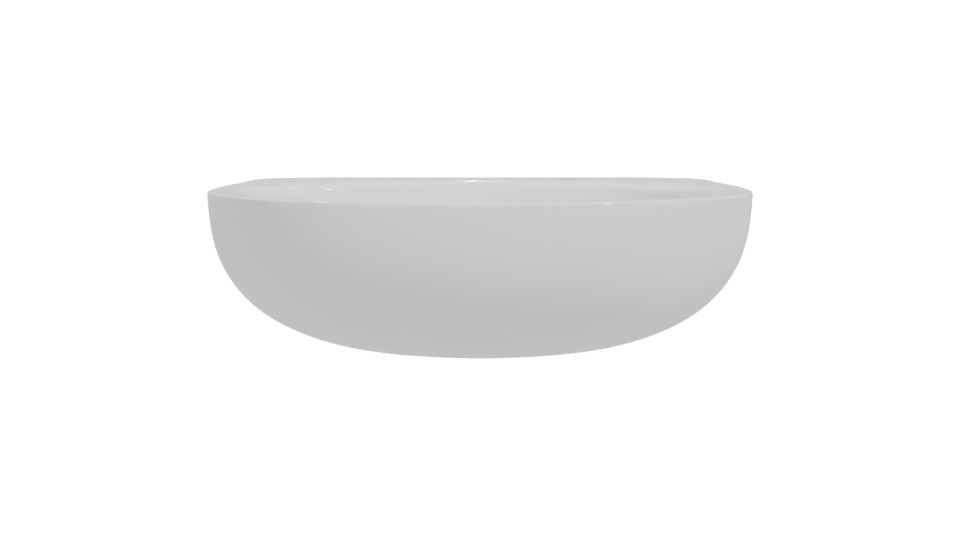 Stylish Modern Bathtub 3D Model - Professional 3D Model Render 11