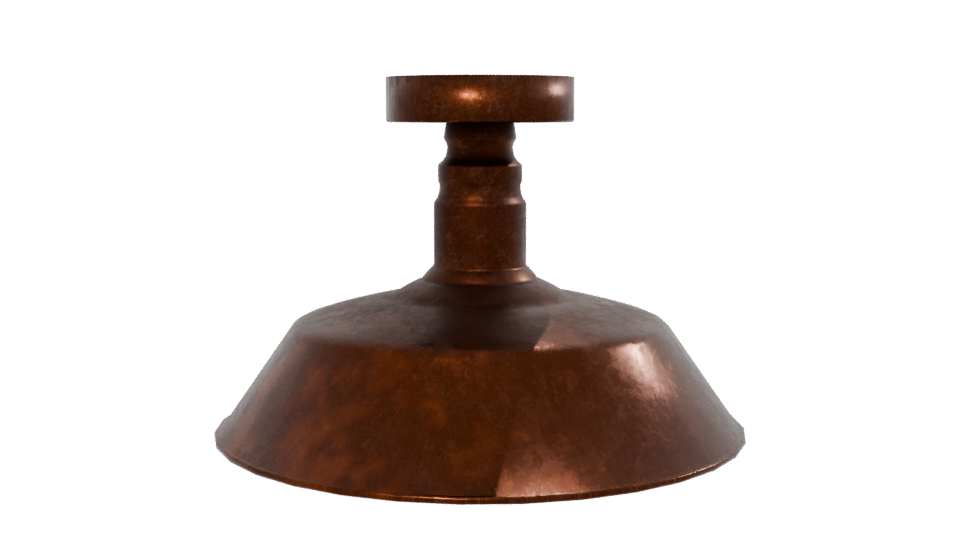 Vintage Copper Kitchen Weighing Scale 3D Model - Professional 3D Model Render 13