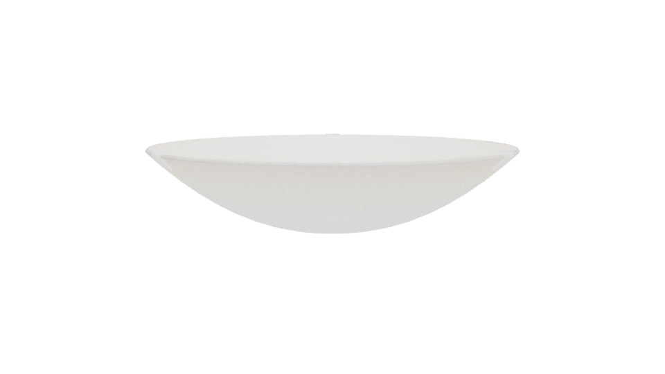 Elegant Shallow Ceramic Bowl 3D - Professional 3D Model Render 11