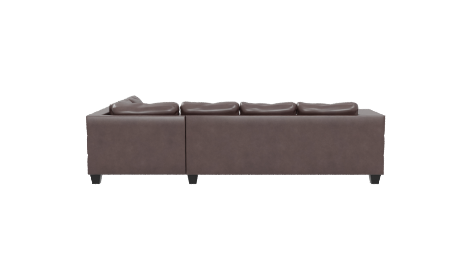 Stylish Modern L-Shaped Sofa 3D Model - Professional 3D Model Render 5