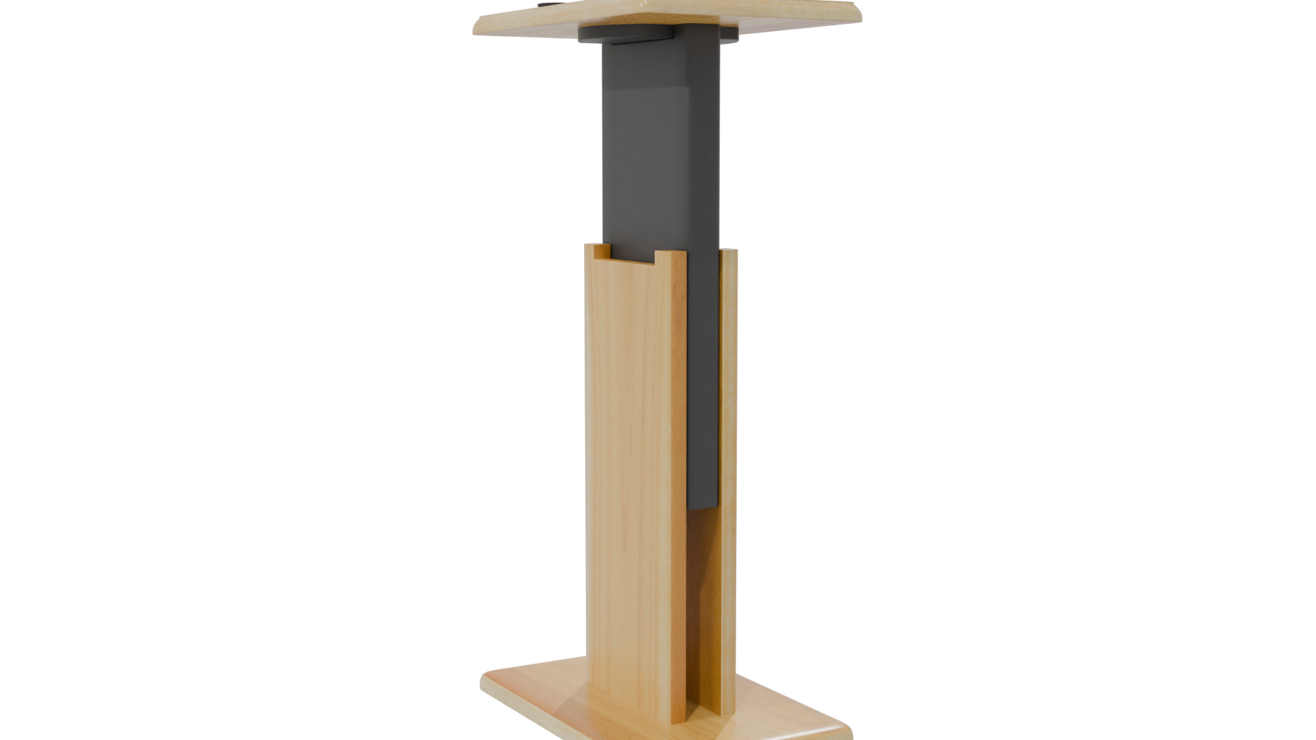 Stylish Wooden Podium 3D Model - Professional 3D Model Render 22