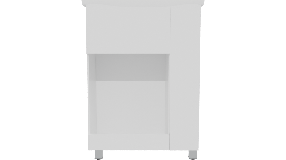 Sleek Modern Kitchen Sink Unit 3D Model - Professional 3D Model Render 5