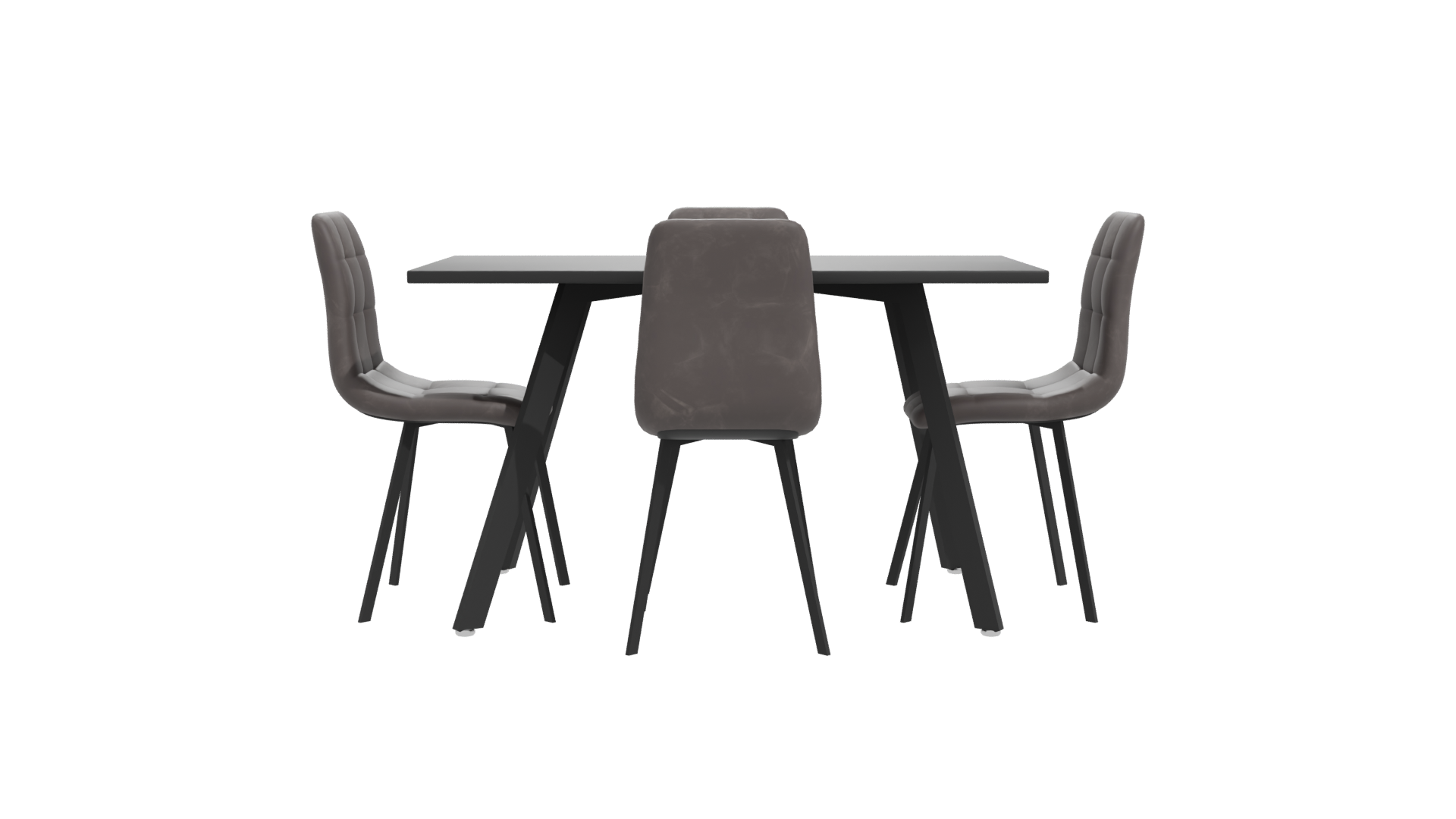 Stylish Dining Table Set 3D - Professional 3D Model Render 11