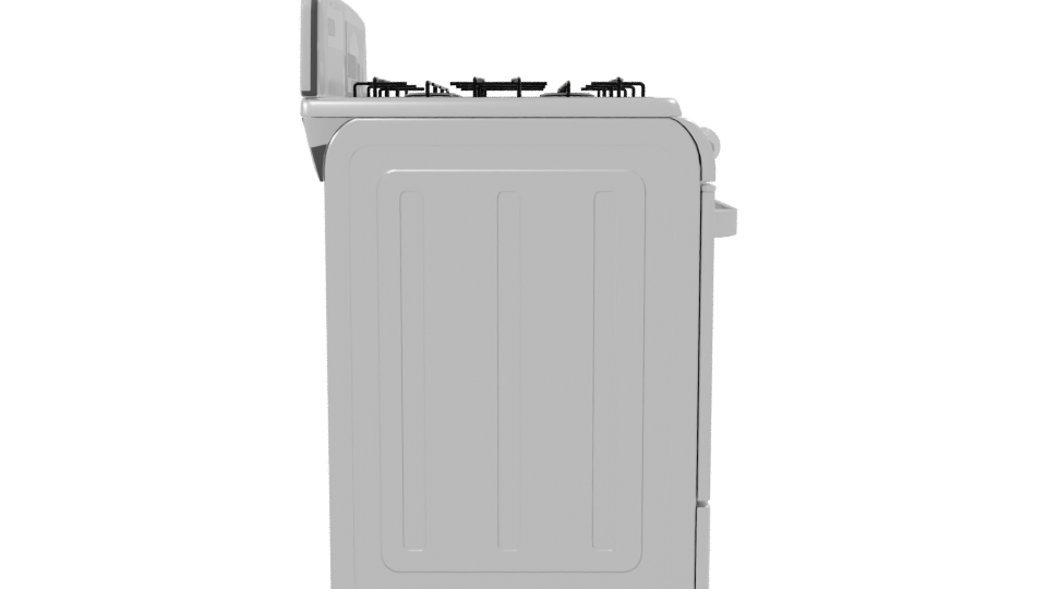 Stylish Gas Range 3D Model - Professional 3D Model Render 8