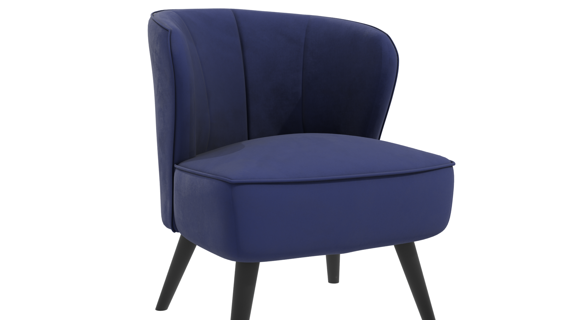 Stylish Modern Fabric Accent Chair 3D Model - Professional 3D Model Render 10