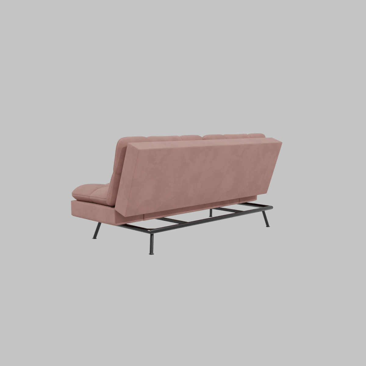 Futón rosada 188x88x88 cm