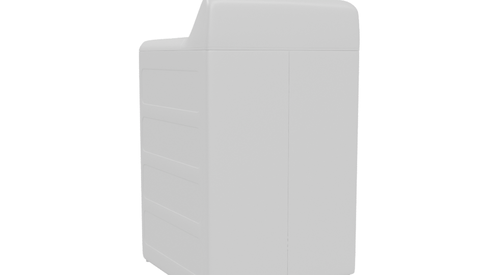 Top-Loading Washing Machine Model - Professional 3D Model Render 4