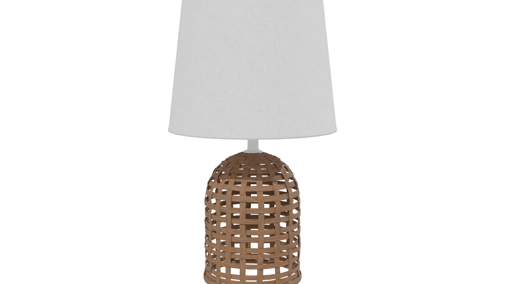 Stylish Wicker Table Lamp 3D - Professional 3D Model Render 13