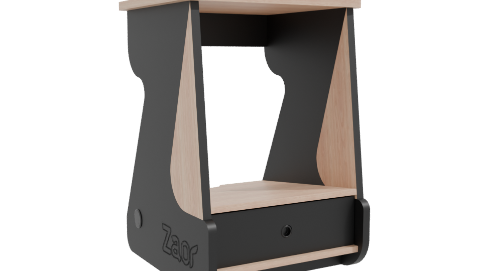 Stylish Minimalist Side Table - Professional 3D Model Render 10