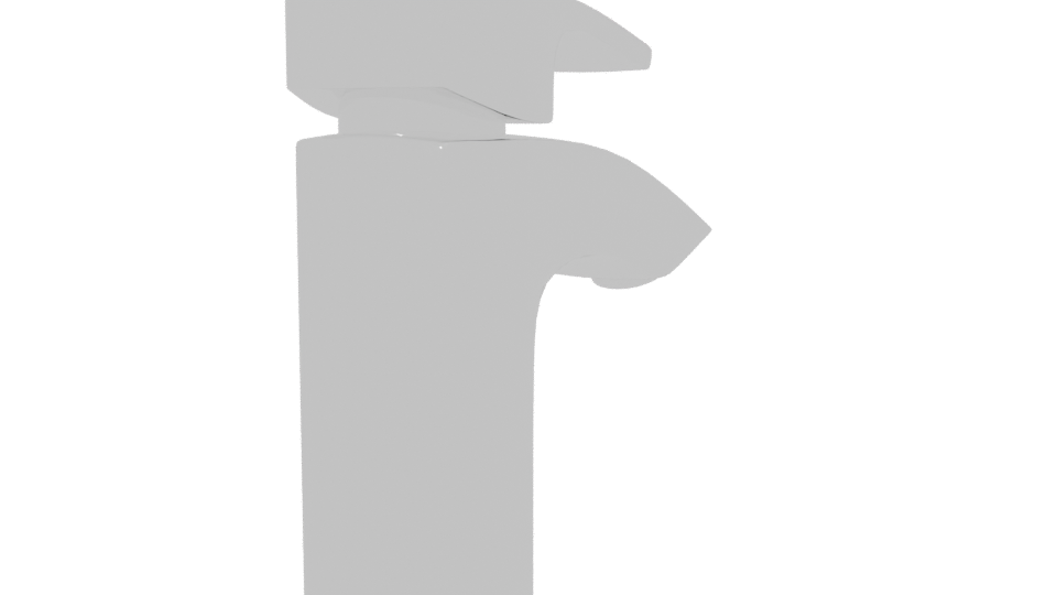 Sleek Modern Wall-Mounted Fixture - Professional 3D Model Render 6