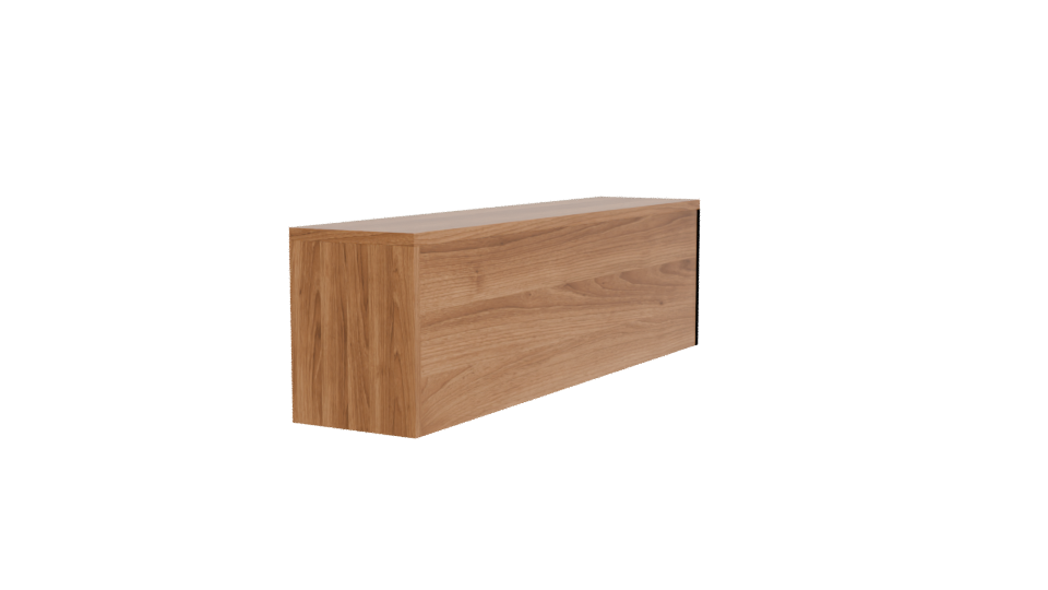 Modern Wooden TV Rack 3D - Professional 3D Model Render 3