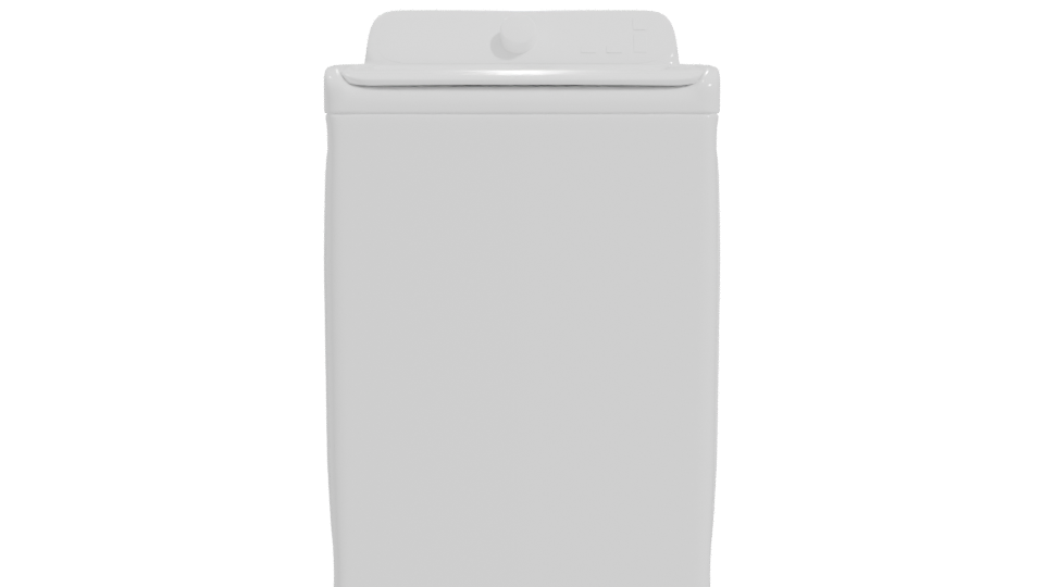 Modern Top-Loading Washing Machine 3D Model - Professional 3D Model Render 11