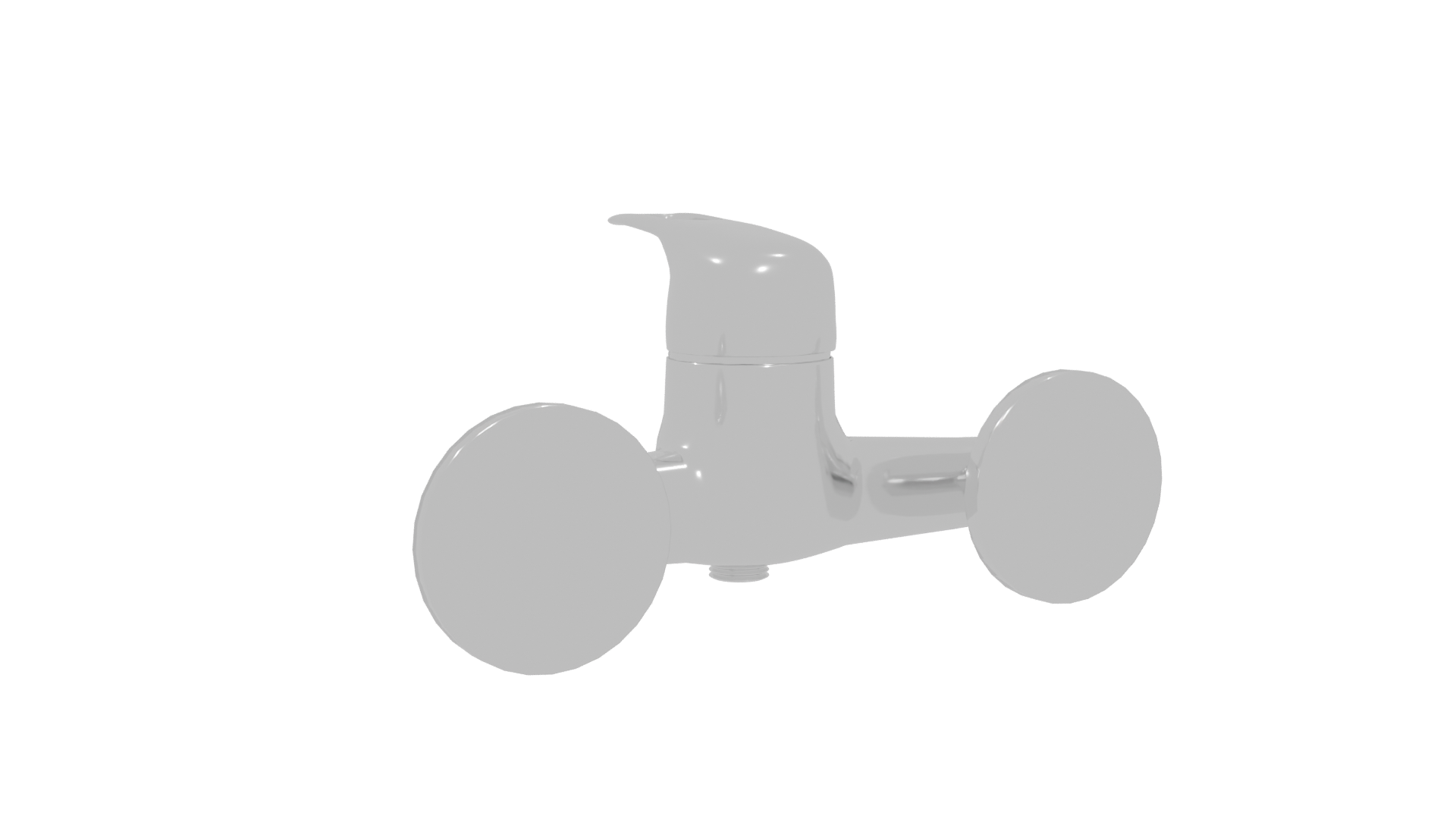 Stylish Bathroom Faucet 3D Model - Professional 3D Model Render 4