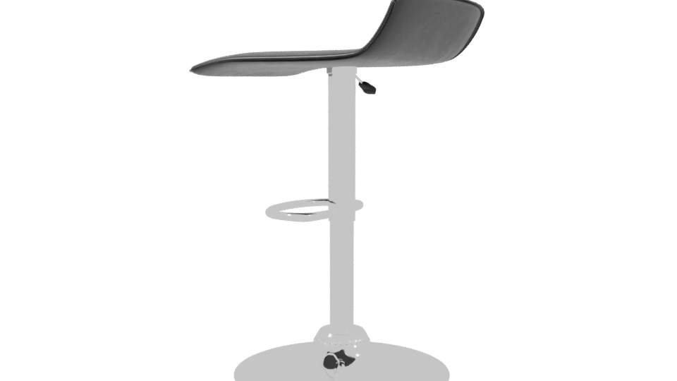 Modern Bar Stool 3D Model - Professional 3D Model Render 3