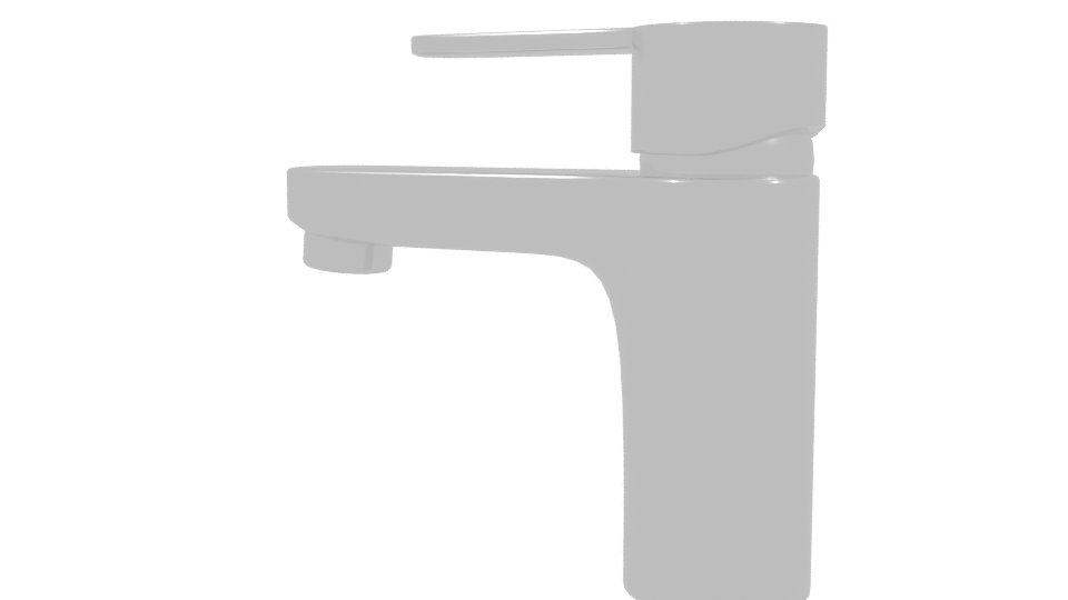 Stylish Metal Trash Bin Model - Professional 3D Model Render 3