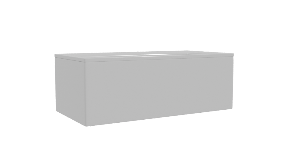 Sleek Modern Freestanding Bathtub - Professional 3D Model Render 10