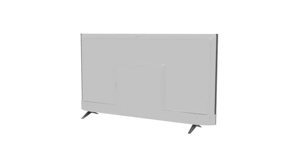 Sleek Modern TV Display Model - Professional 3D Model Render 6