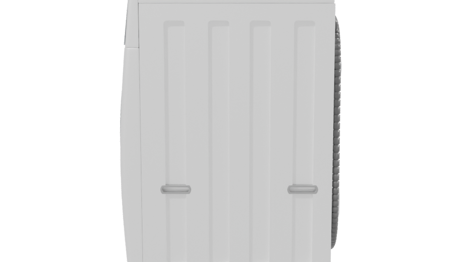 High-Quality Front-Loading Washer 3D - Professional 3D Model Render 2